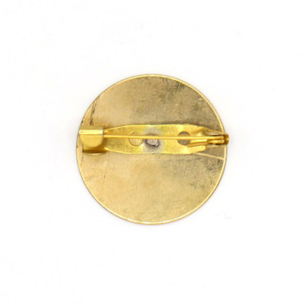 Brass Pin Back