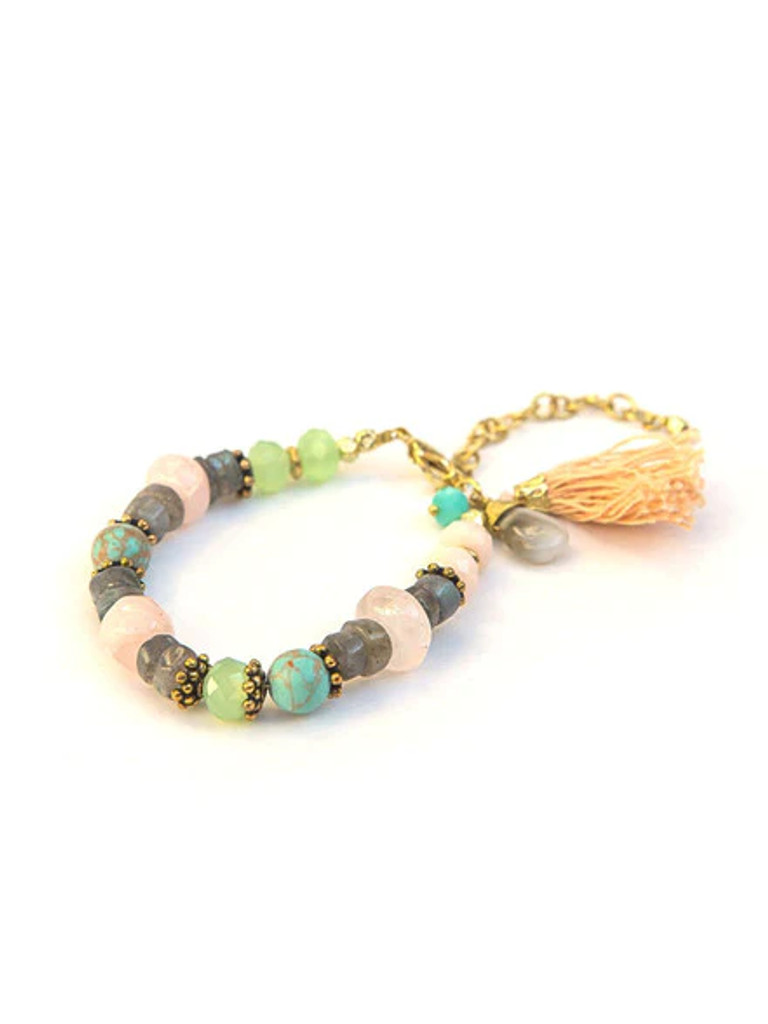 Playful Pastels Beaded Bracelet-NEW!