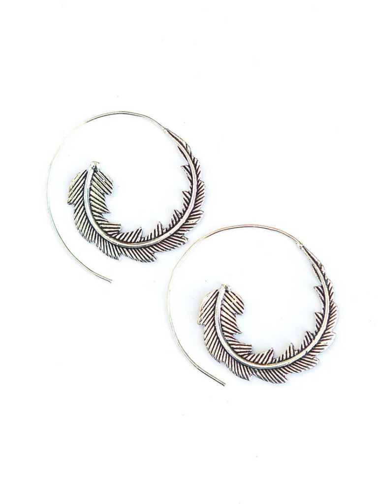 Phoenix Silver Earrings