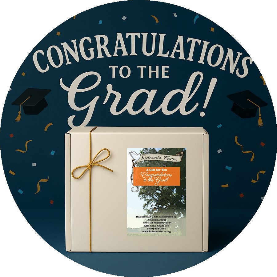 A white and gold Congratulations to the Grad Gift Box