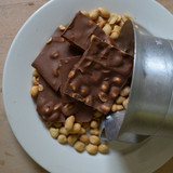 Fair Trade Milk Chocolate Peanut Crunch Above