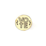 VOTE Brass Pin VOTE Brass Pin