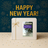 Koinonia's  white and gold Happy New Year StandardPlus Gift Box