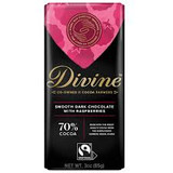 Divine Fair Trade Dark Chocolate with Raspberries