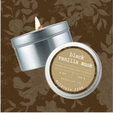 Black Vanilla Musk Candle