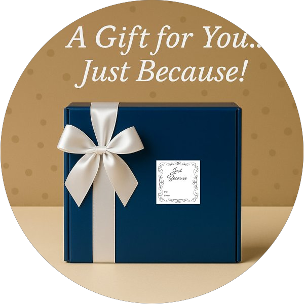 A gift box with koinonia products and a bag of fair trade coffee.