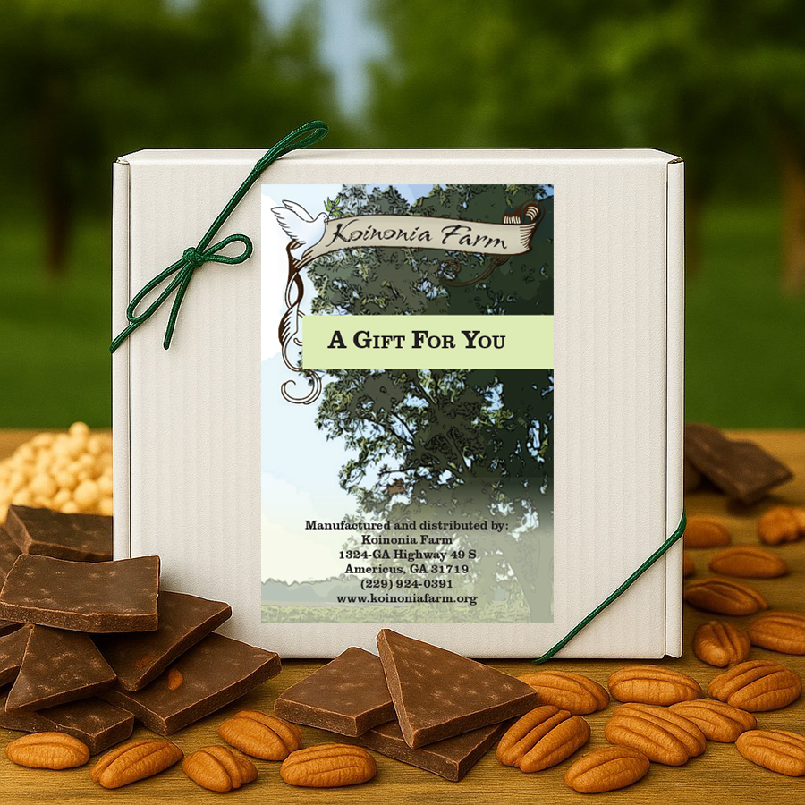 Koinonia Farm Fair Trade Chocolate Sampler Box