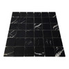 2x2 Mosaic Tile Honed Nero Marquina Black Marble