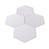 Dolomite Marble 7" Hexagon Mosaic Tile Honed