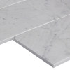 Italian White Carrera Marble Bianco Carrara 12x24 Marble Tile Polished