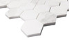 2" Hexagon Mosaic Honed Calacatta Gold Italian Marble 