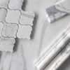 3x6 Calacatta Gold Italian Marble Subway Tile Wide Beveled Honed Bathroom Tile and Kitchen Backsplash 