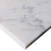 Italian White Carrera Marble Bianco Carrara 36x36 Marble Tile Polished