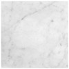 Italian White Carrera Marble Bianco Carrara 36x36 Marble Tile Polished