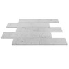Carrara White Italian Honed Marble 6” x 18” Tile
