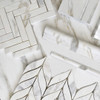 9x18 Calacatta Gold Marble Tile Honed Bathroom Tile and Kitchen Backsplash