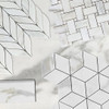 Calacatta Gold Italian Marble 4x12 Subway Tile Polished Bathroom Tile and Kitchen Backsplash