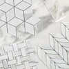 Calacatta Gold Italian Marble 4x12 Subway Tile Honed Bathroom Tile and Kitchen Backsplash