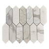 Calacatta Gold Italian Marble Picket Mosaic Tile Polished