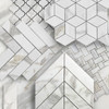 Calacatta Gold Italian Polished Marble 3x12 Subway Tile Bathroom Tile and Kitchen Backsplash