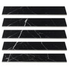 3x12 Nero Marquina Black Polished Marble Tile