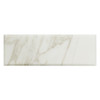 4x12 Calacatta Gold Italian Marble Wide Bevel Subway Tile Polished