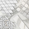 3x9 Calacatta Gold Italian Marble Subway Tile Honed Bathroom Tile and Kitchen Backsplash