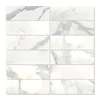 3x9 Calacatta Gold Italian Marble Subway Tile Honed