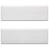 4x12 Bianco Dolomite Marble Bullnose Trim Tile Polished