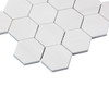 Bianco Dolomite Marble 3" Hexagon Mosaic Tile Honed