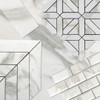 Calacatta Gold Italian Marble 6x12 Wide Bevel Subway Tile Polished Bathroom Tile and Kitchen Backsplash