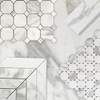 Calacatta Gold Italian Marble 6x12 Wide Bevel Subway Tile Honed Bathroom Tile and Kitchen Backsplash