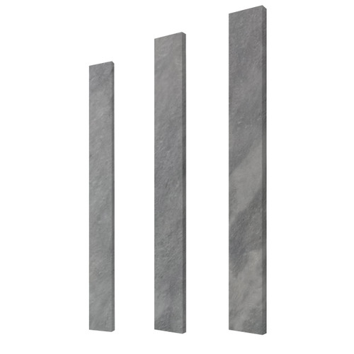 Bardiglio Gray Marble 4" x 36" Door Threshold Saddle Honed