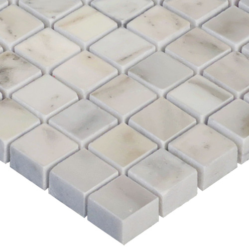 5/8x5/8 Mosaic Tile Calacatta Gold Marble Honed  5/8x5/8 Mosaic Tile Calacatta Gold Marble Honed