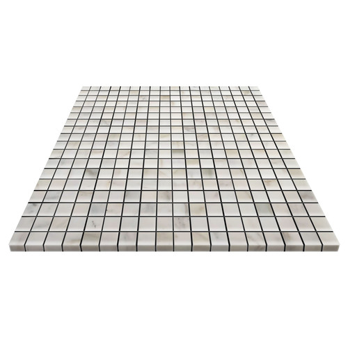 5/8x5/8 Mosaic Tile Calacatta Gold Marble 