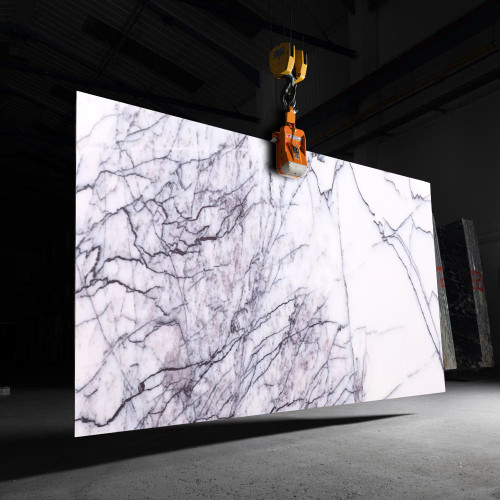 Premium Grade Lilac Marble 3/4" Slab Honed