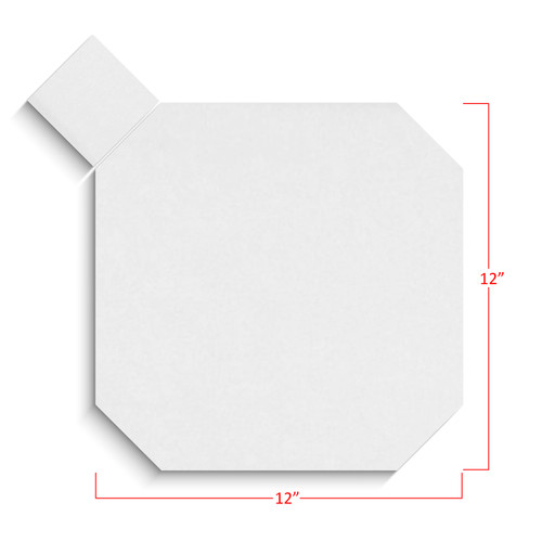 Bianco Dolomite Marble 12" Octagon Mosaic Tile Polished