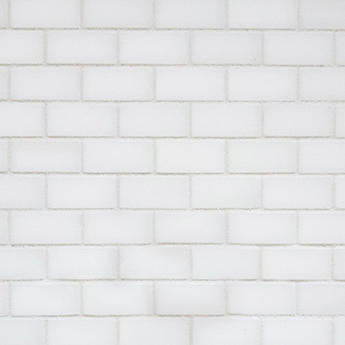 Bianco Dolomite Mini Brick Polished Mosaic Tile