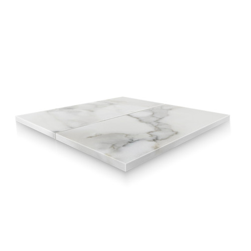 Honed 9x18 Calacatta Gold Marble Tile 