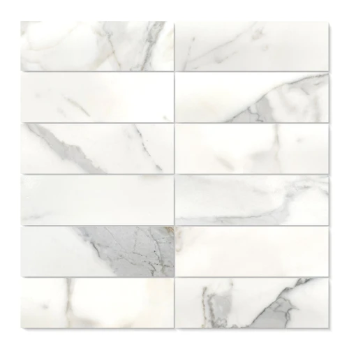 4x12 Subway Tile Calacatta Gold Italian Honed Marble 