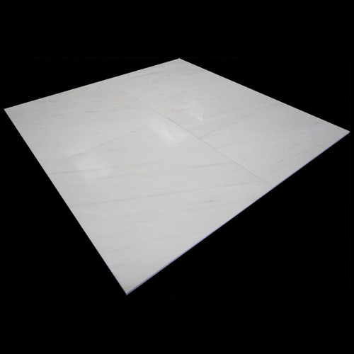 18x18 Bianco Dolomiti Marble Tile Honed