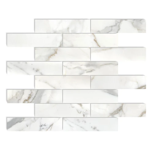 3x12 Subway Tile Calacatta Gold Italian Polished Marble