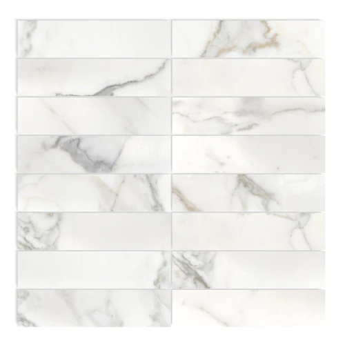 Calacatta Gold Italian Polished Marble 3x12 Subway Tile