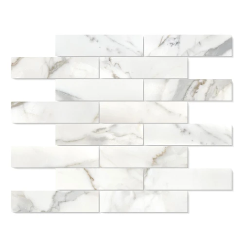 3x12 Calacatta Gold Italian Marble Subway Tile Honed