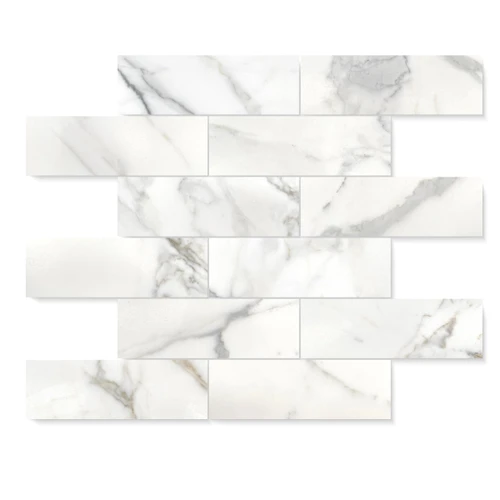 3x9 Calacatta Gold Italian Marble Subway Tile Polished