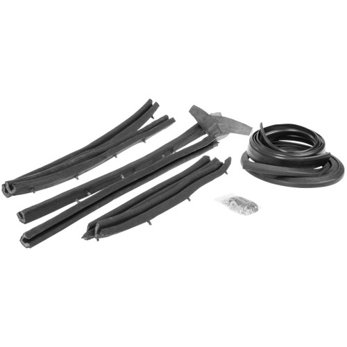 Cloth Convertible Top Weatherstrip Kit 1955-57 Chevy Bel Air & Pontiac Starchief