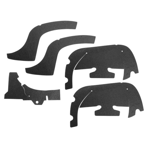Splash Flap Kit, 5 Pieces for 1967-68 Chevrolet Camaro and Pontiac Firebird, Set