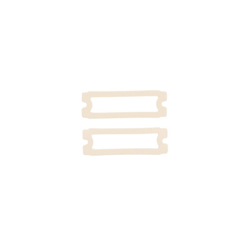 Parking Light Lens Gasket for 1965-67 Chevy II Nova 1965-66 Chevelle 2Dr, Pair