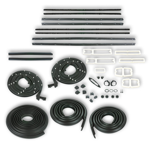 Complete Weatherstrip Kit for 1964 Chevrolet Nova, Fits 2-Door Hard Tops