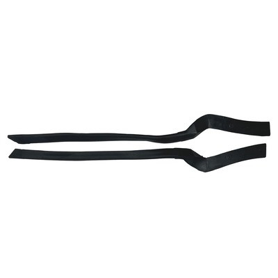 1963-1967 Corvette Convertible Windshield Pillar Post Seals with Hinge, Pair